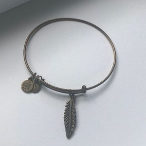 Alex and Ani feather bracelet